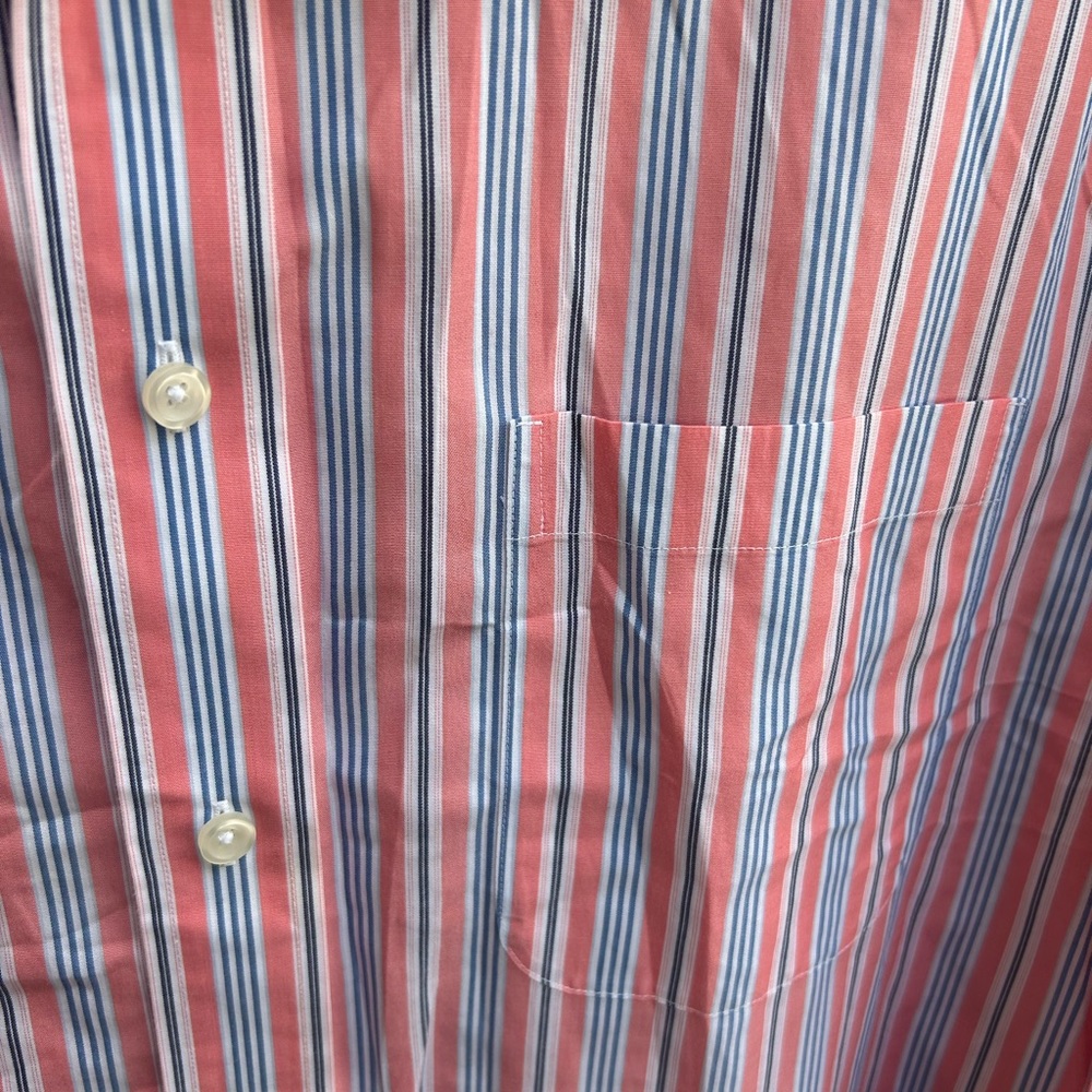 Roundtree & Yorke Gold Label Non Iron Mens Long Sleeve Button Down Shirt XL - Picture 5 of 5